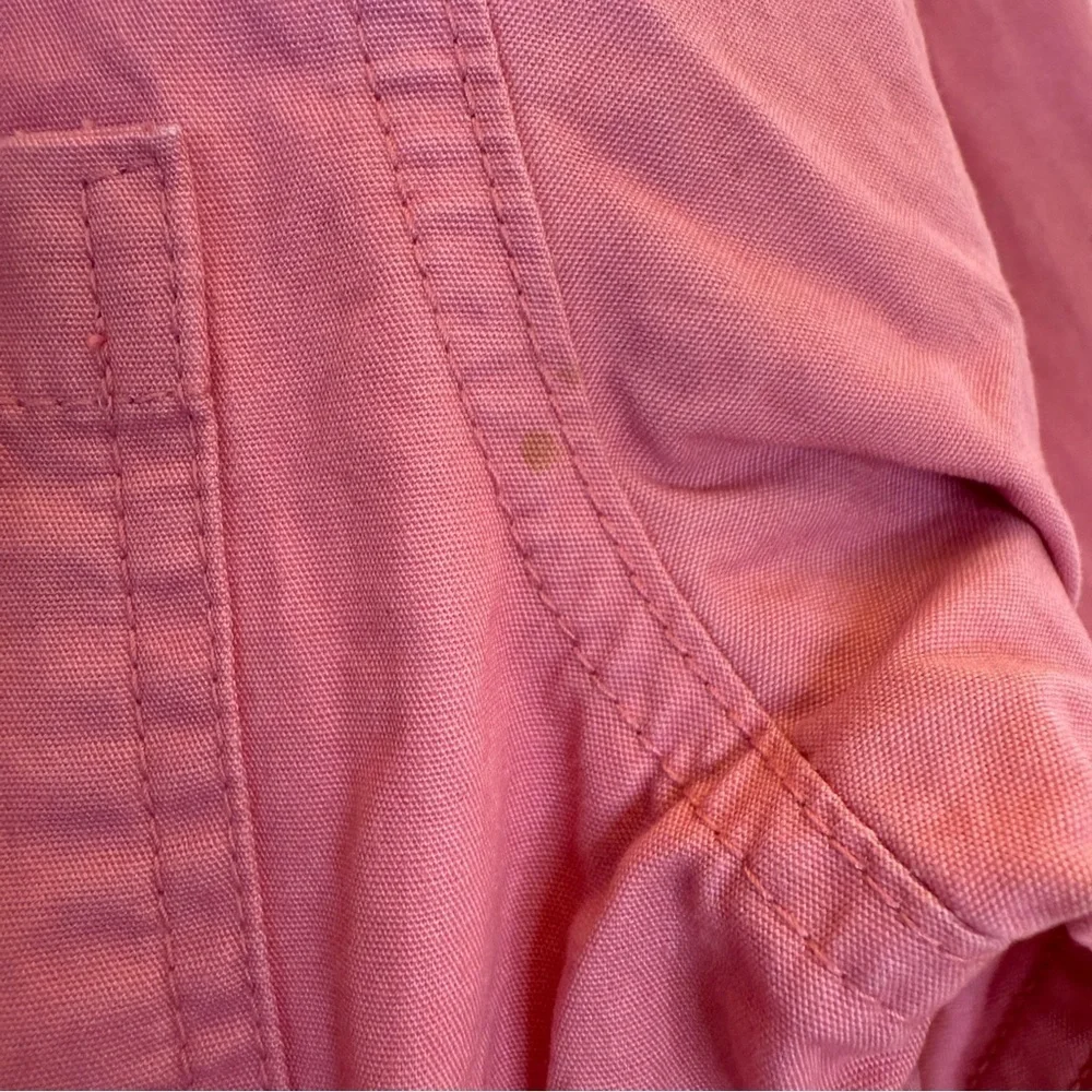 GAP Kids Girls Pink Utility Jacket XL 12-13 Years Mid-Length Casual Cotton